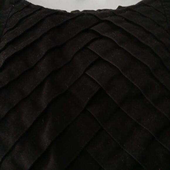 Apt 9 black sleeveless weaved front panel dress Sz 4 NWOT - Picture 4 of 8